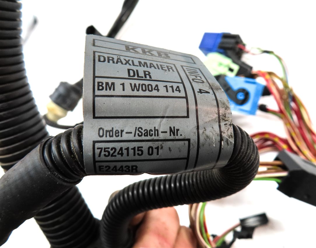 Thumbnail 7: 2003 BMW Z4 CONVERTIBLE (E85) 2.5L (M54) ENGINE MOTOR WIRE WIRING HARNESS LOOM