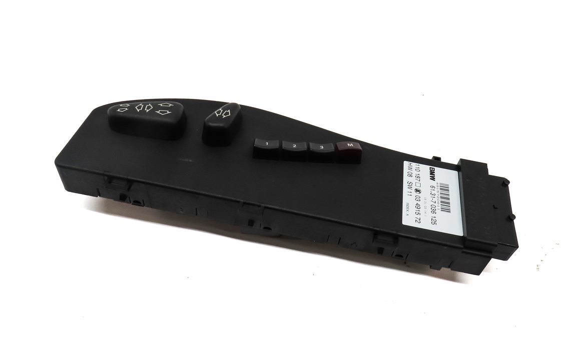 Thumbnail 1: 2003 BMW Z4 CONVERTIBLE (E85) FRONT LEFT DRIVER SEAT ADJUST SWITCH w/MEMORY