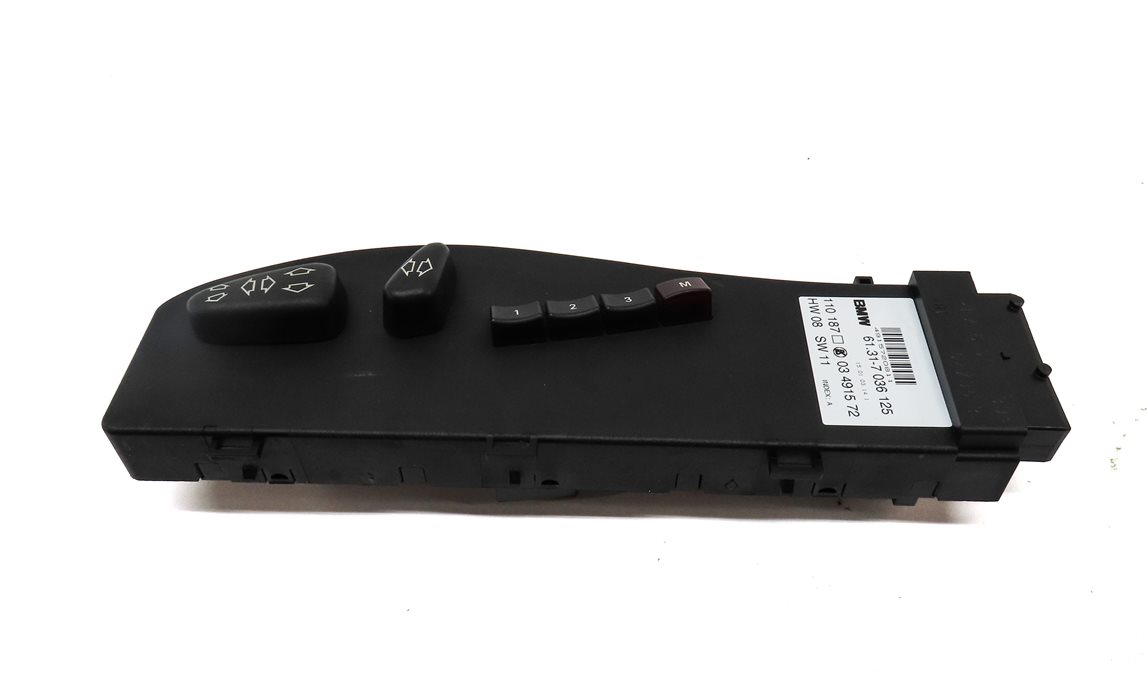 Thumbnail 2: 2003 BMW Z4 CONVERTIBLE (E85) FRONT LEFT DRIVER SEAT ADJUST SWITCH w/MEMORY