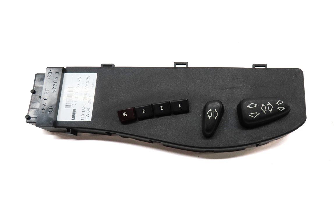 Thumbnail 4: 2003 BMW Z4 CONVERTIBLE (E85) FRONT LEFT DRIVER SEAT ADJUST SWITCH w/MEMORY