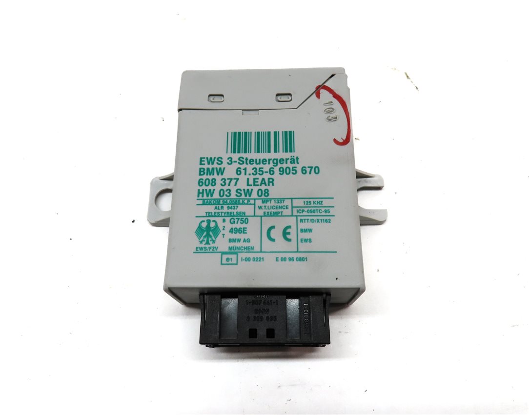 Thumbnail 5: 03-05 BMW Z4 (E85) 2.5L M54 ENGINE ECM DME IMMOBILIZER CONTROL MODULE KEY SET