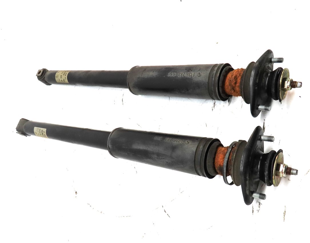 Thumbnail 6: 03 BMW Z4 CONVERTIBLE E85 REAR RIGHT LEFT STANDARD SUSPENSION SHOCK STRUT SET/2