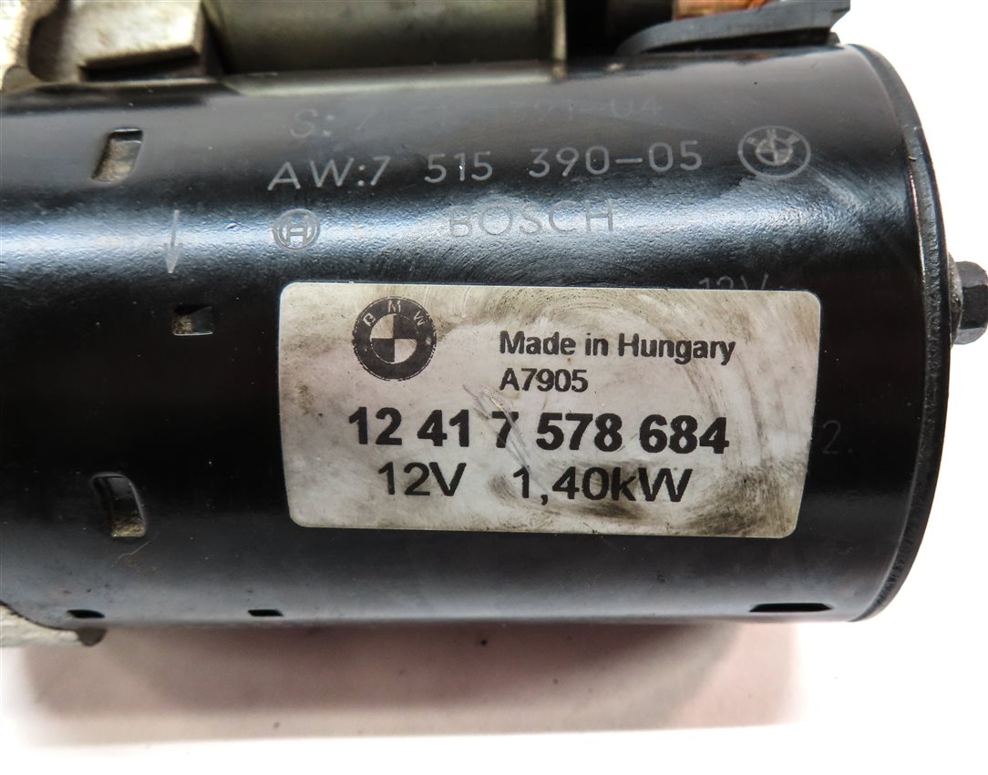 Thumbnail 7: 2002-2006 BMW 325i 330i 530i X3 Z4 (E46 E60 E83 E85) 2.5L / 3.0L - STARTER MOTOR