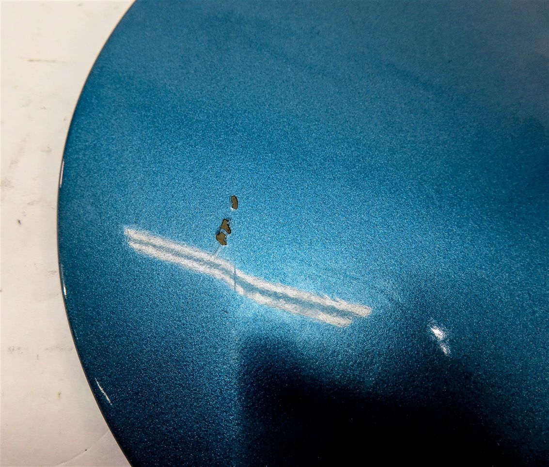 Thumbnail 6: 2003-2008 BMW Z4 E85 FUEL FILLER GAS TANK FLAP LID DOOR COVER (BLUE)