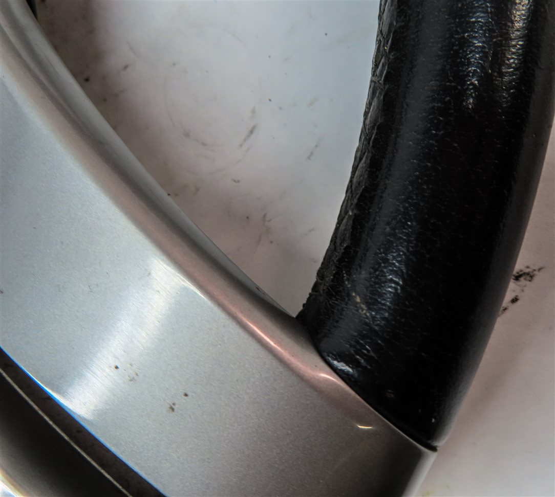 Thumbnail 9: 2003-2006 BMW Z4 (E85) LEFT DRIVER 3-SPOKE SPORT STEERING WHEEL w/ SHIFT PADDLES