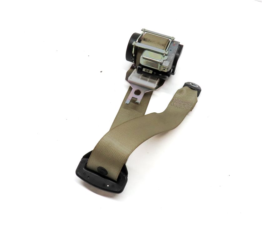 2015 MERCEDES GL550 (X166) REAR 2ND ROW LEFT SEAT SEATBELT RETRACTOR (BEIGE)