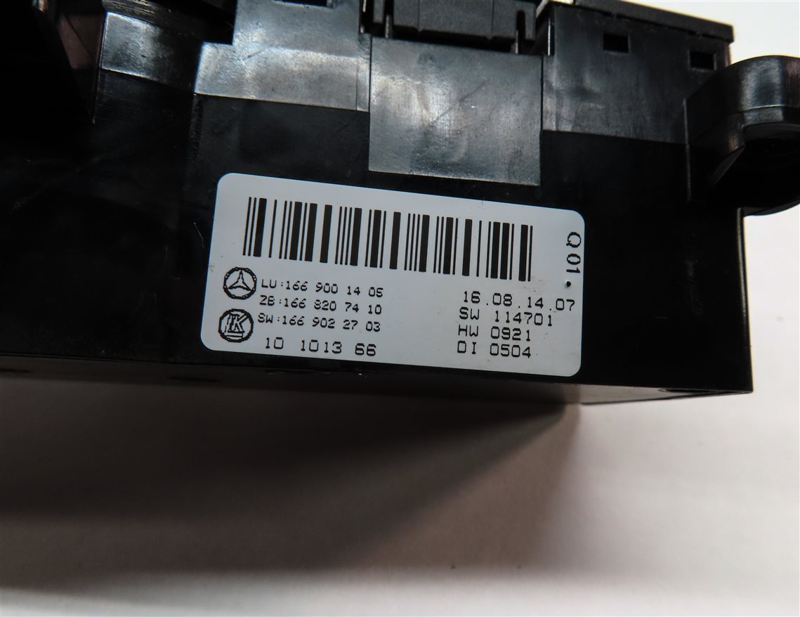 Thumbnail 6: 14-19 MERCEDES GLS GL350 GL450 GL550 ML350 ML550 (W166 X166) REAR HEATER CONTROL