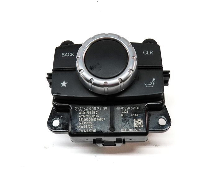 Thumbnail 2: 14-16 MERCEDES GL350 GL450 GL550 ML350 ML550 (W166 X166) RADIO GPS SWITCH KNOB