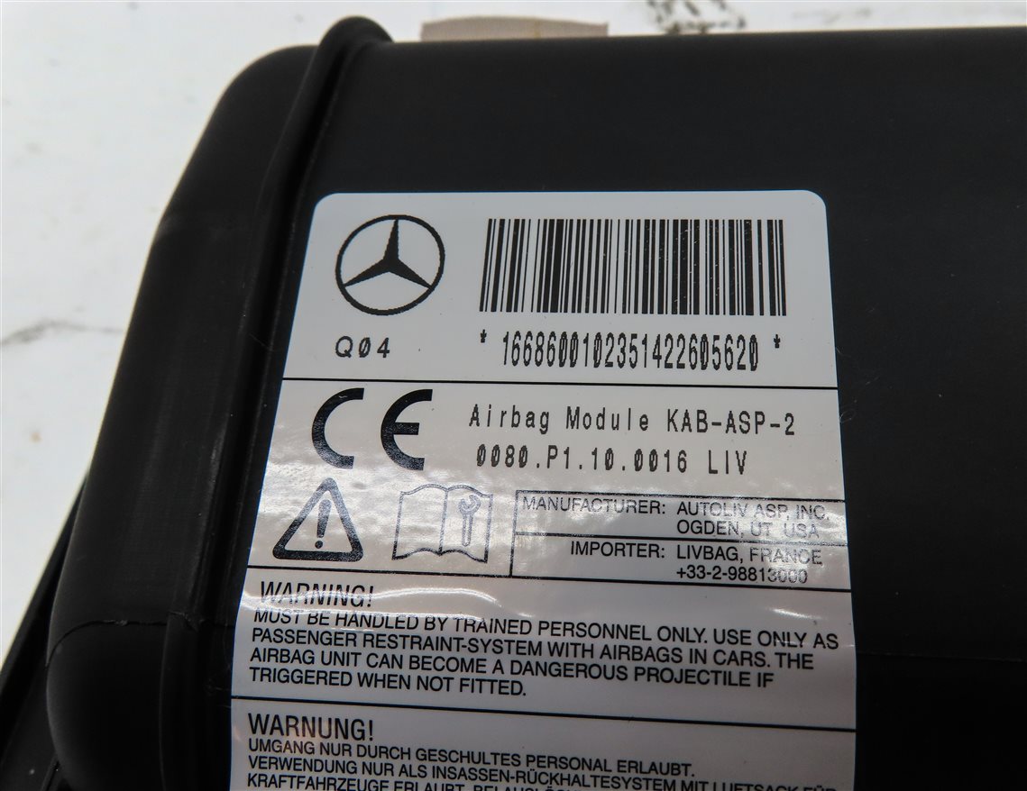 Thumbnail 6: 13-19 MERCEDES GL GLE GLS ML FRONT LEFT DRIVER LOWER KNEE AIRBAG AIR BAG