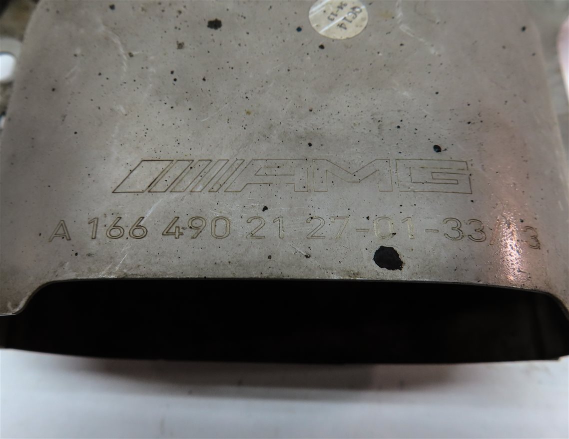 Thumbnail 5: 13-19 MERCEDES GL GLS ML (X166) 4.6L REAR LEFT & RIGHT MUFFLER EXHAUST TIP SET 2