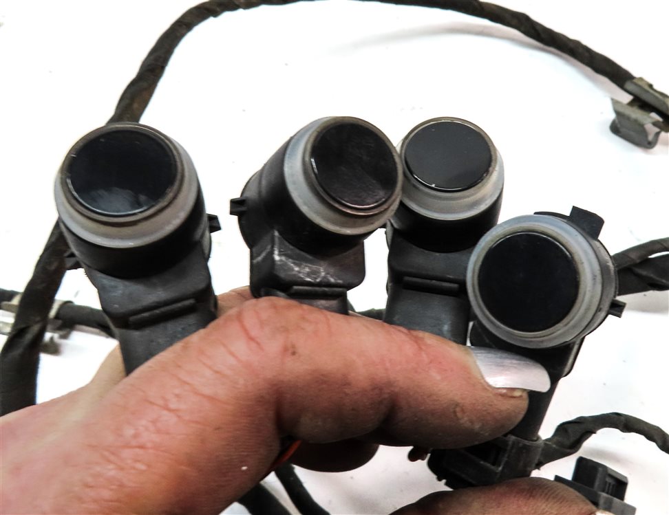 Thumbnail 4: 15 MERCEDES GL550 X166 REAR PARK ASSIST PDC DISTANCE CONTROL SENSOR SET/4(BLACK)