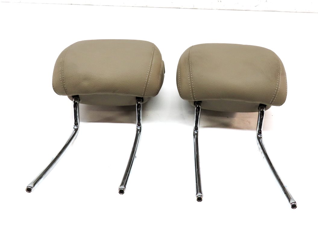 Thumbnail 2: 13-19 MERCEDES GL GLS ML CLASS FRONT LEFT & RIGHT SEAT HEADREST SET/2 (BEIGE)