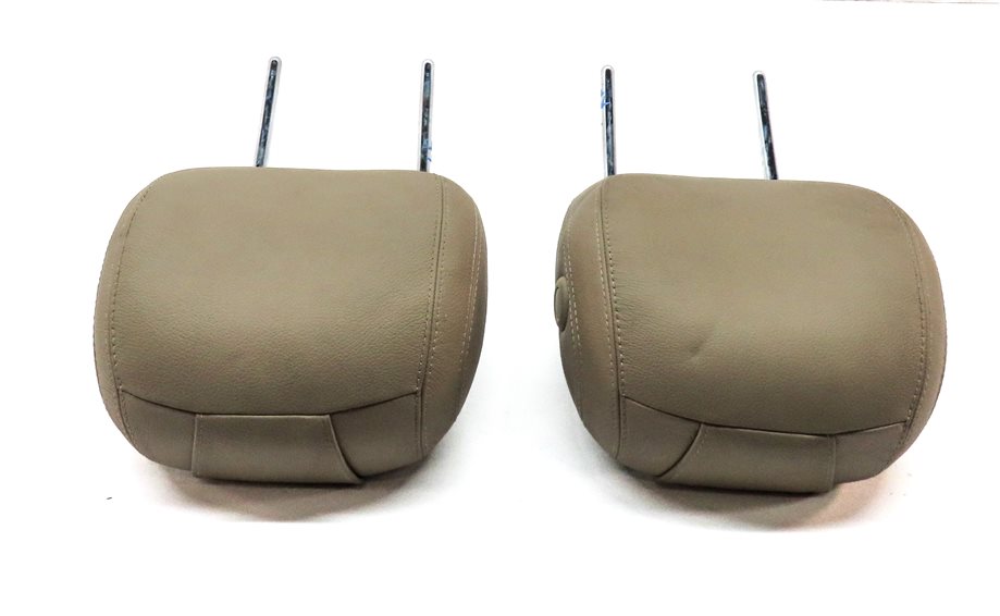 Thumbnail 4: 13-19 MERCEDES GL GLS ML CLASS FRONT LEFT & RIGHT SEAT HEADREST SET/2 (BEIGE)