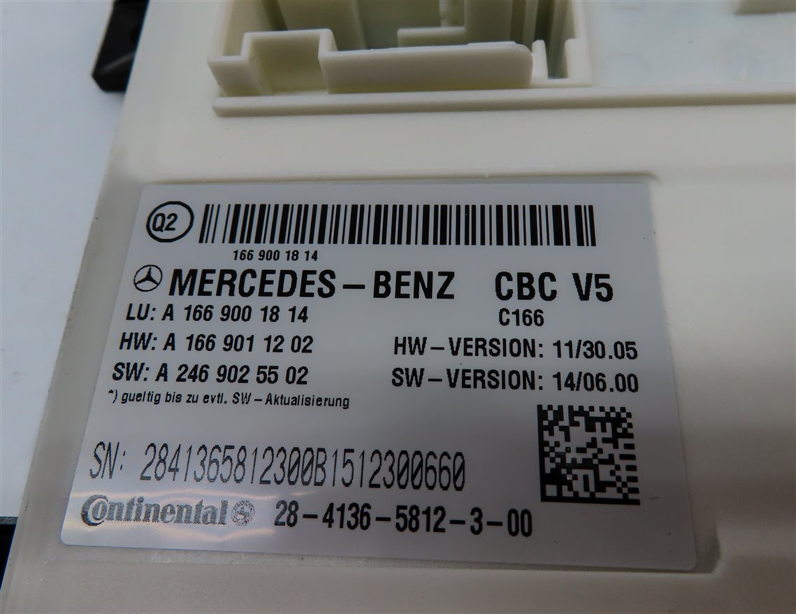 Thumbnail 4: 14-16 MERCEDES GL350 GL450 ML350 ML550 X166 FRONT SIGNAL ACQUISITION MODULE SAM