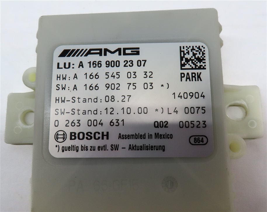 Thumbnail 4: 13-16 MERCEDES GL350 GL450 GL550 ML350 ML550 (W166 X166) PDC PARK ASSIST MODULE