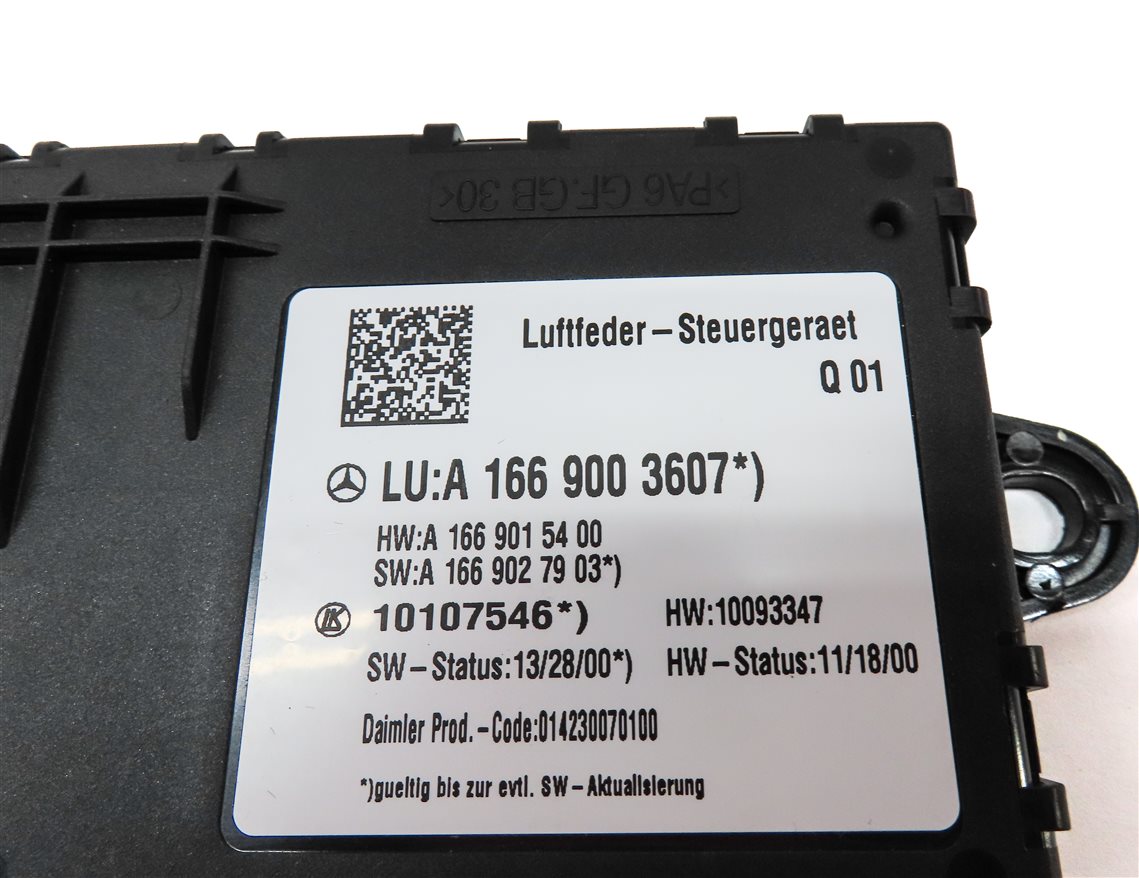 Thumbnail 4: 2015 MERCEDES GL550 (X166) AIRMATIC AIR SUSPENSION CONTROL MODULE