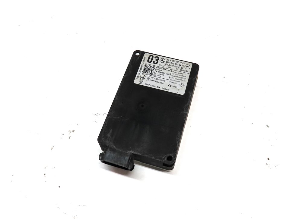 2015 MERCEDES GL550 (X166) REAR BLIND SPOT RADAR SENSOR CONTROL MODULE