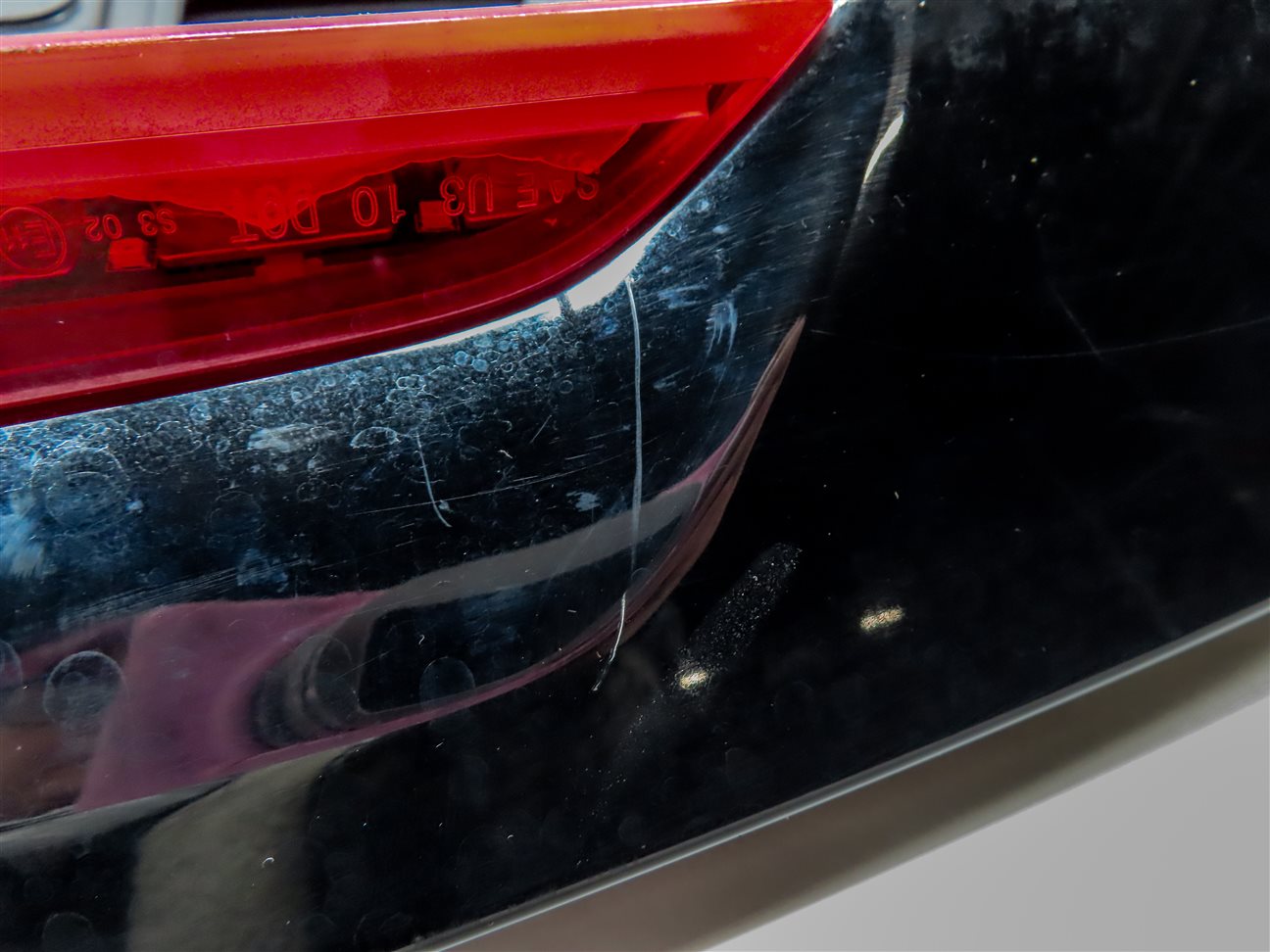 Thumbnail 9: 2015 MERCEDES GL550 (X166) REAR TRUNK CARGO HATCH UPPER SPOILER TRIM (BLACK)