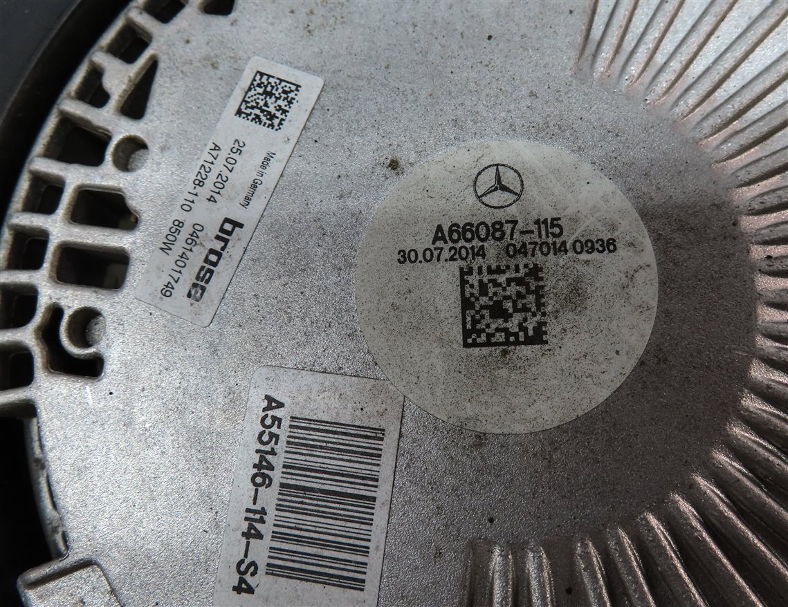 Thumbnail 9: 13-19 MERCEDES GL350 GL450 GL550 GLE ML250 ML400 ML550 (W166 X166) COOLING FAN