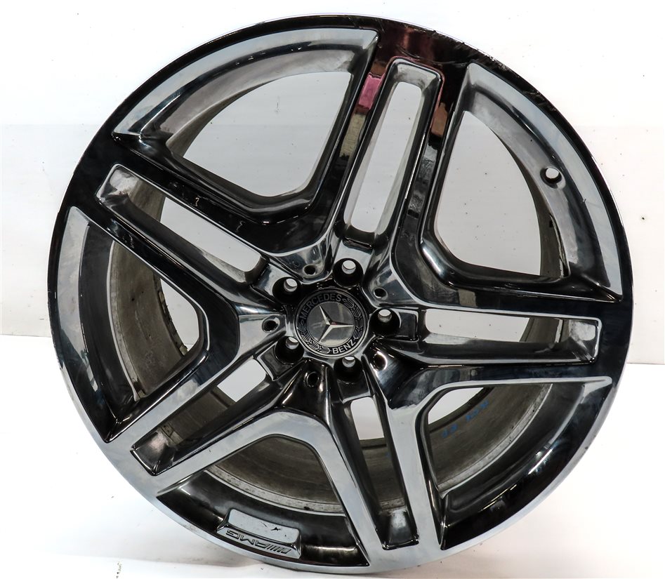 Thumbnail 2: 13-19 MERCEDES GL350 GL450 GL550 GLS X166 21x10 ALUMINUM 10 SPOKE AMG WHEEL RIM