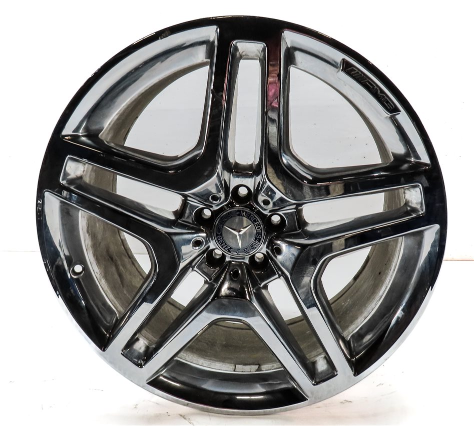 Thumbnail 2: 13-19 MERCEDES GL350 GL450 GL550 GLS X166 21x10 ALUMINUM 10 SPOKE AMG WHEEL RIM