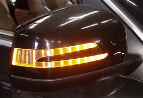 Thumbnail 3: 2013-2016 MERCEDES GL350 GL450 GL550 (X166) RIGHT CAMERA DOOR MIRROR (BLACK)