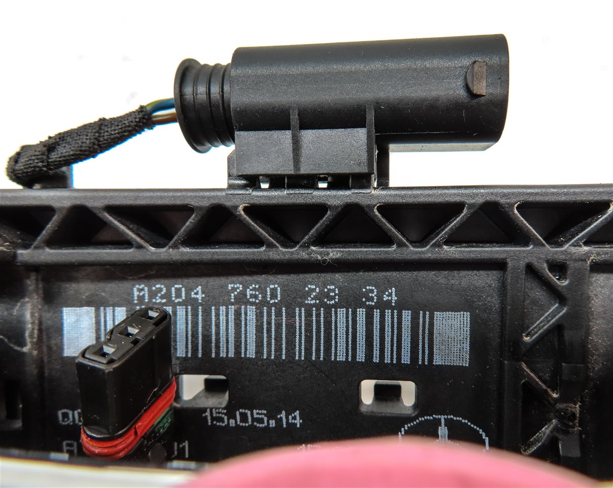 Thumbnail 6: 14-20 MERCEDES GL350 GL550 ML350 (W166 X166) DRIVER KEYLESS DOOR HANDLE (BLACK)
