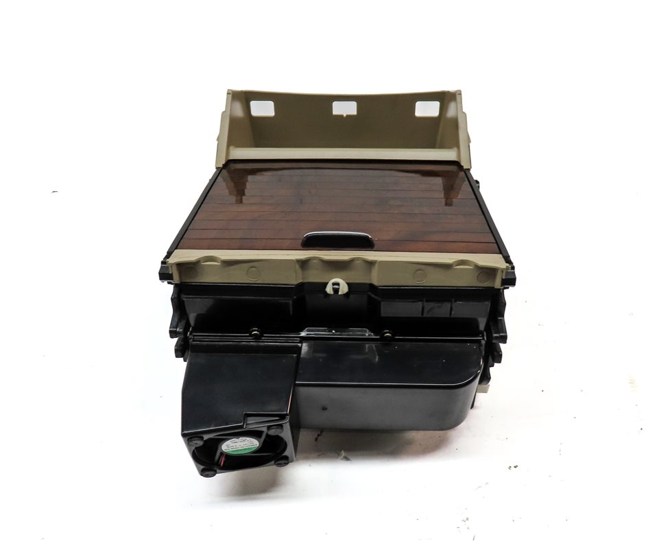 Thumbnail 4: 15 MERCEDES GL550 X166 FRONT CENTER HEATED/COOLED CUPHOLDER ASHTRAY CUBBY(BEIGE)