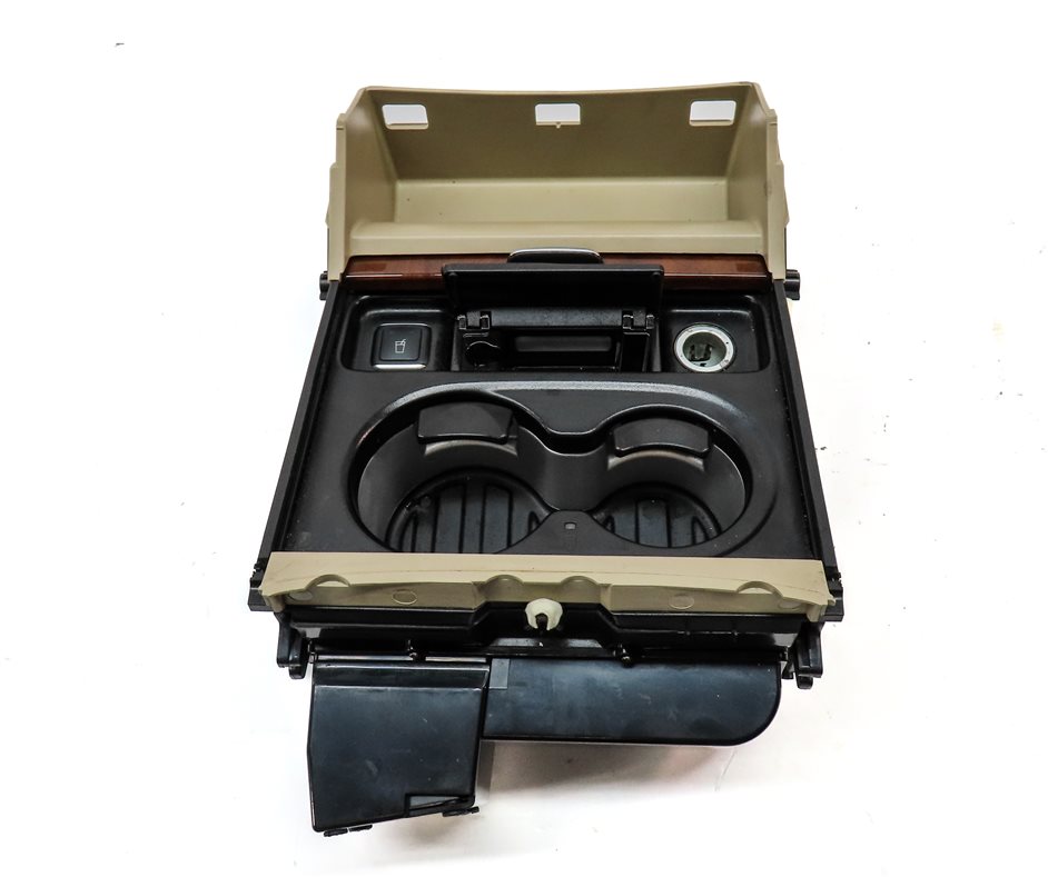 Thumbnail 7: 15 MERCEDES GL550 X166 FRONT CENTER HEATED/COOLED CUPHOLDER ASHTRAY CUBBY(BEIGE)