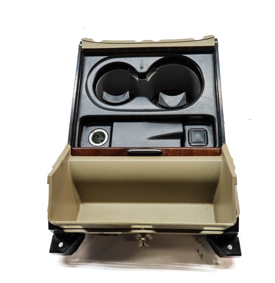 Thumbnail 8: 15 MERCEDES GL550 X166 FRONT CENTER HEATED/COOLED CUPHOLDER ASHTRAY CUBBY(BEIGE)