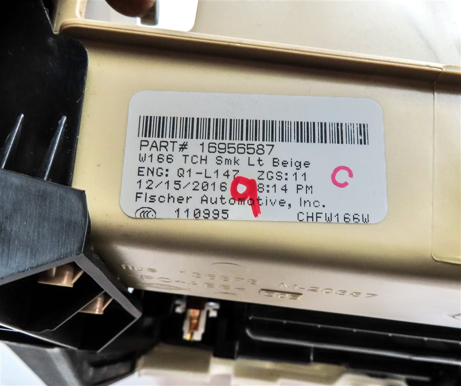 Thumbnail 9: 15 MERCEDES GL550 X166 FRONT CENTER HEATED/COOLED CUPHOLDER ASHTRAY CUBBY(BEIGE)
