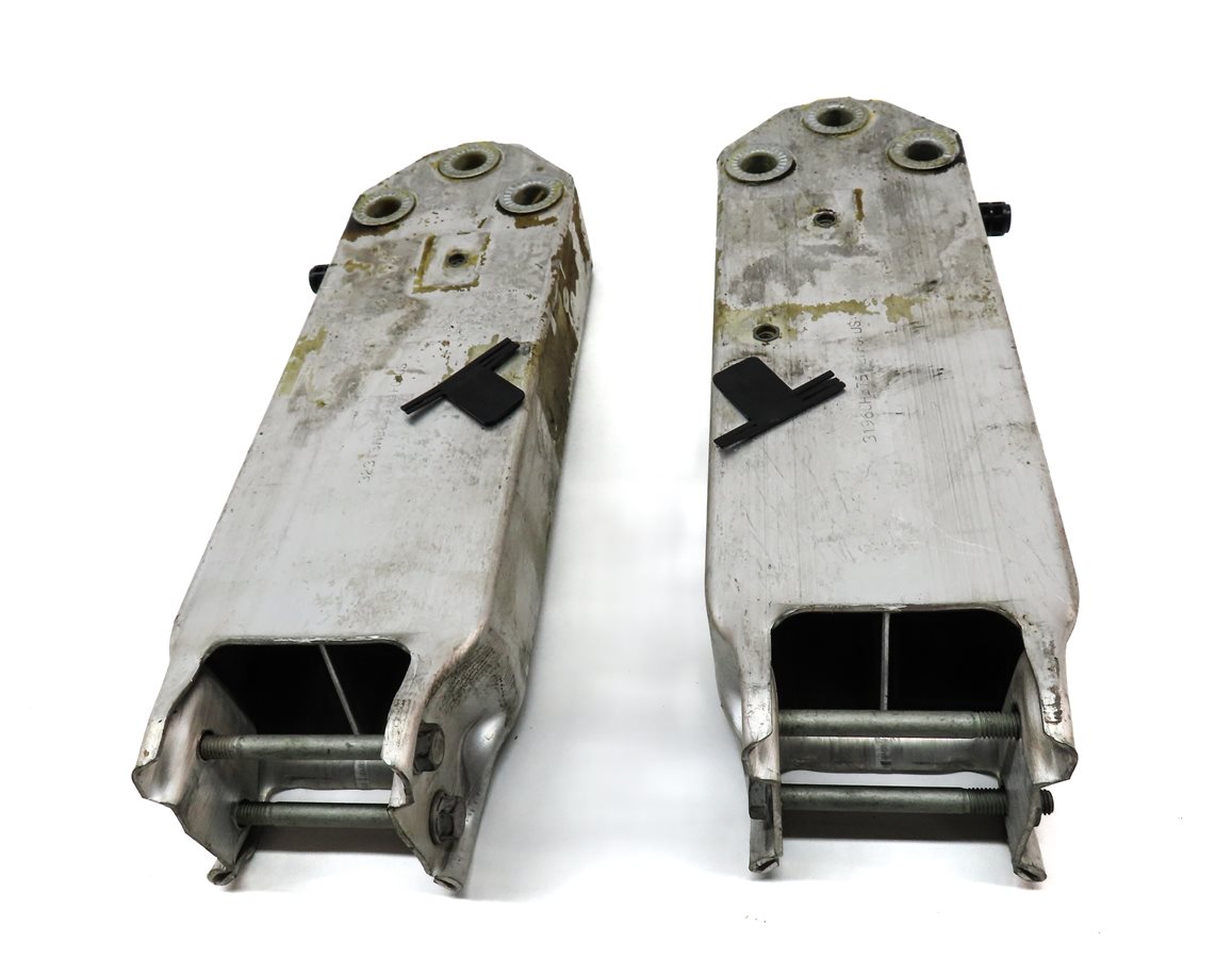 Thumbnail 2: 13-15 BMW 7 SERIES (F01) FRONT LEFT RIGHT BUMPER REINFORCEMENT BAR BRACKET SET 2