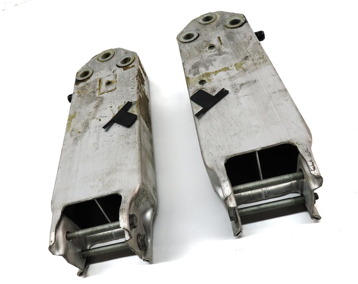 Thumbnail 3: 13-15 BMW 7 SERIES (F01) FRONT LEFT RIGHT BUMPER REINFORCEMENT BAR BRACKET SET 2