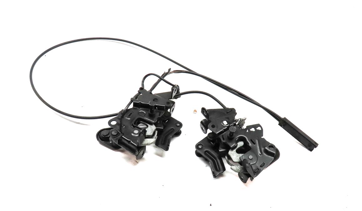 Thumbnail 1: 2014 BMW 750Li (F01) FRONT LEFT & RIGHT HOOD BONNET LOCK LATCH CABLE SET
