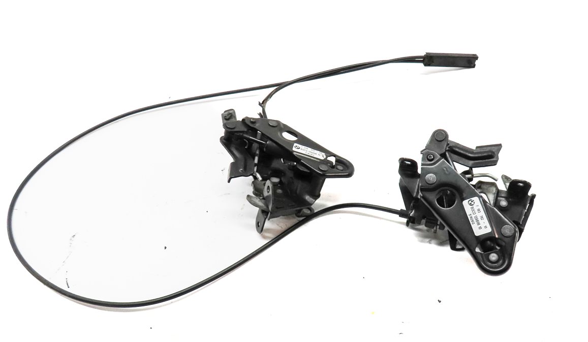 Thumbnail 5: 2014 BMW 750Li (F01) FRONT LEFT & RIGHT HOOD BONNET LOCK LATCH CABLE SET