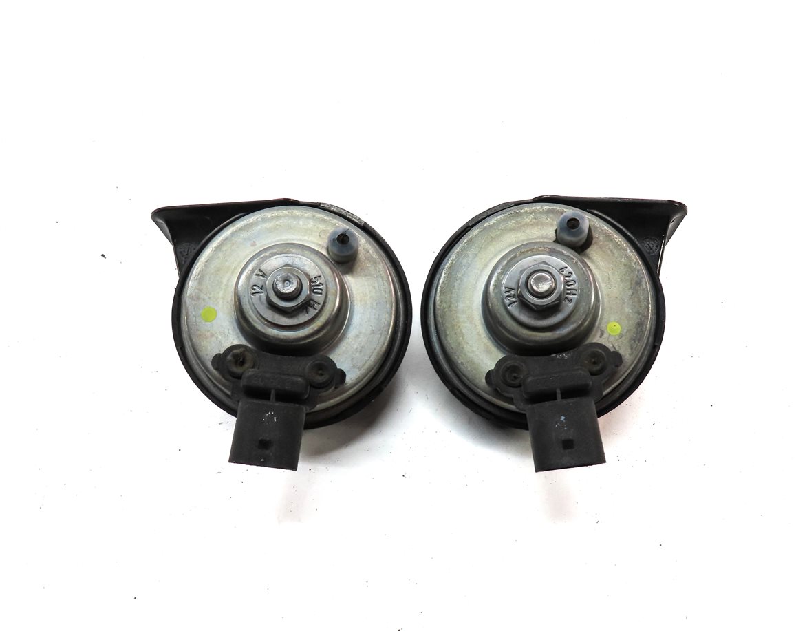Thumbnail 4: 09-17 BMW 6 7 SERIES (F01 F06) LEFT & RIGHT LOW & HIGH TONE HORN SET 2