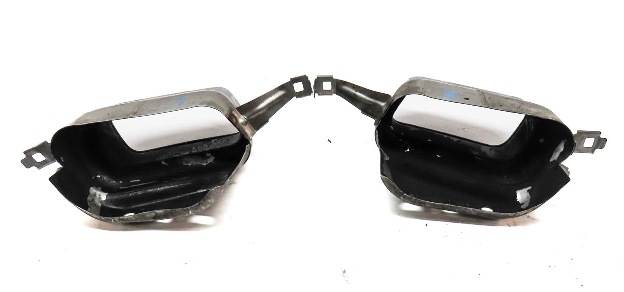 Thumbnail 4: 2013-2015 BMW 750 (F01) 4.4L (N63) LEFT & RIGHT EXHAUST MUFFLER TIP SET OF 2