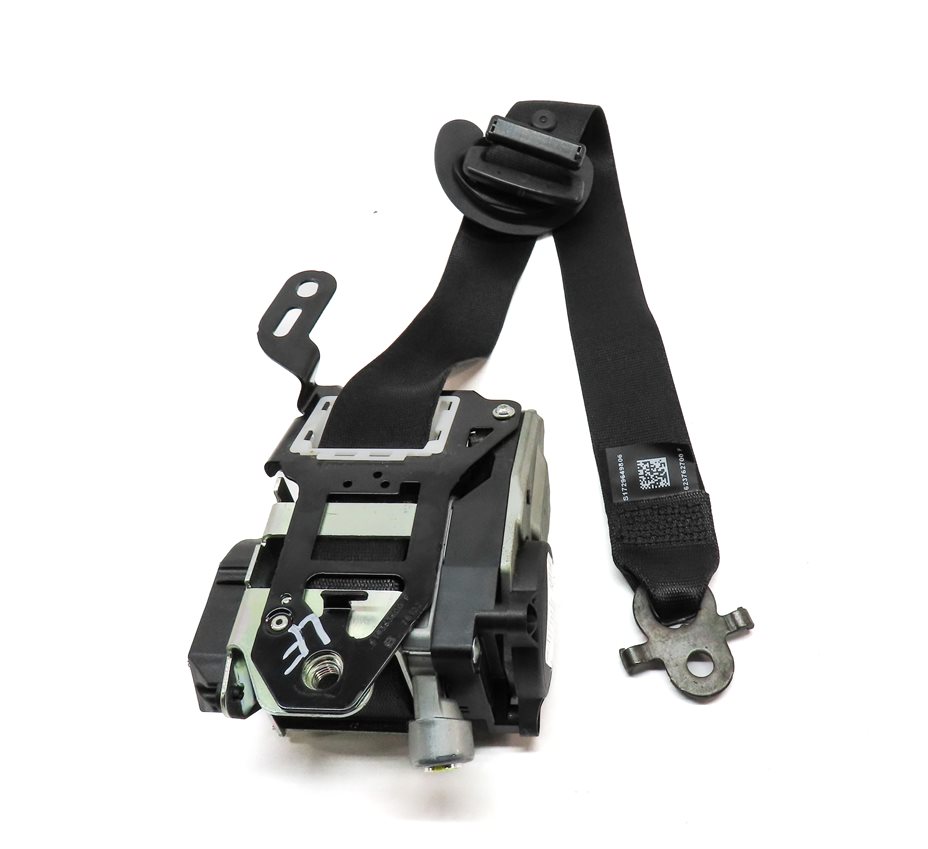 Thumbnail 4: 13-15 BMW 740i 750i 760i (F01 F02 F04) LEFT DRIVER SEATBELT RETRACTOR (BLACK)