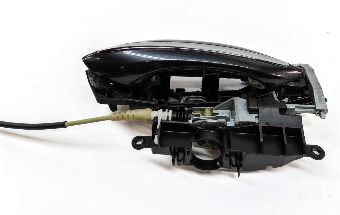 Thumbnail 4: 09-18 BMW 528i 535i 550i 740i 750i 760i FRONT RIGHT COMFORT DOOR HANDLE (GRAY)
