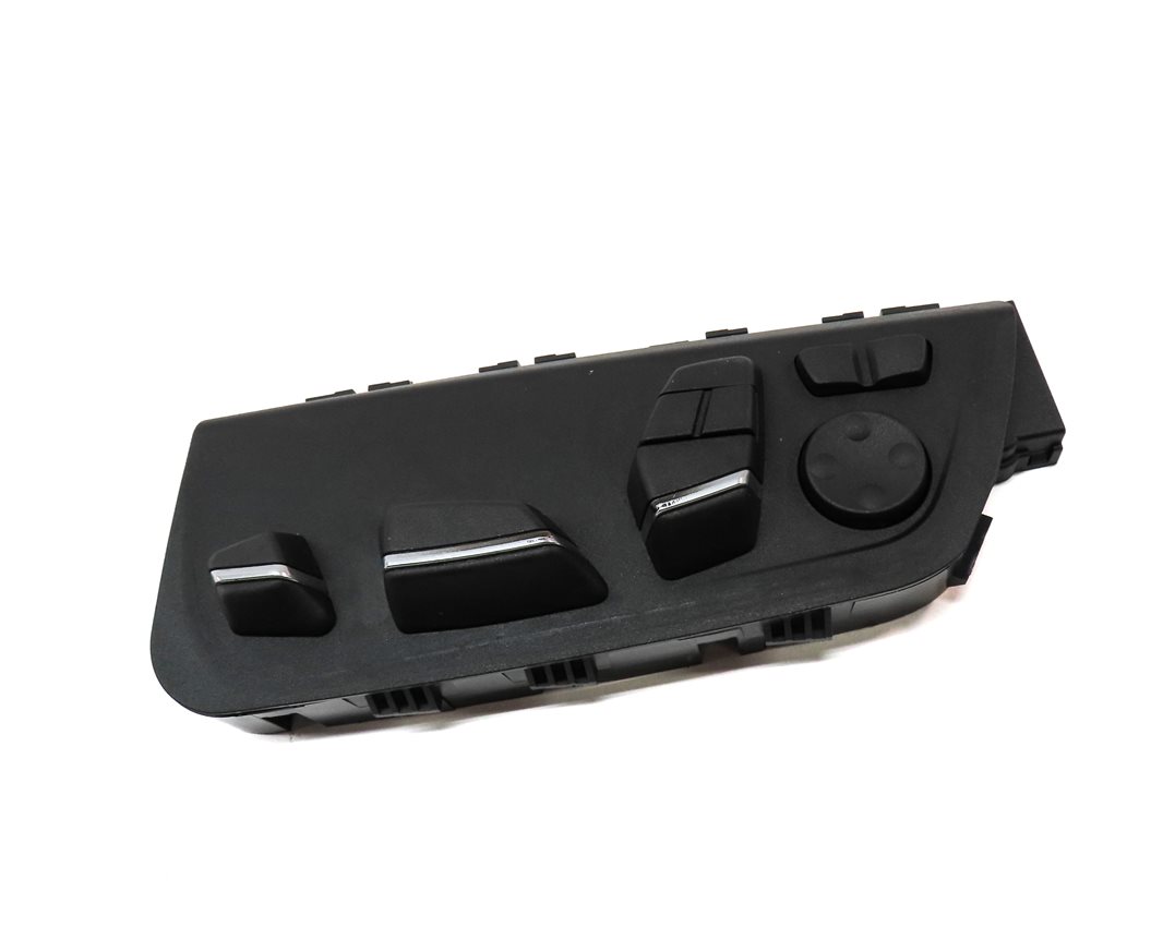Thumbnail 3: 2014 BMW 750Li F01 FRONT LEFT DRIVER SEAT POSITION LUMBAR ADJUST SWTICH (BLACK)