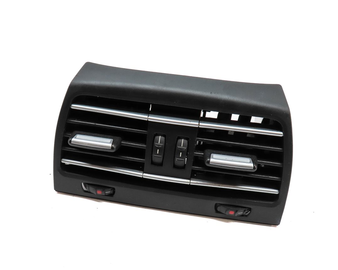 Thumbnail 1: 2014 BMW 750Li (F01) REAR CENTER CONSOLE HEAT AIR AC HVAC VENT (BLACK)