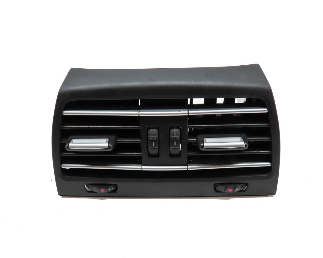 Thumbnail 2: 2014 BMW 750Li (F01) REAR CENTER CONSOLE HEAT AIR AC HVAC VENT (BLACK)