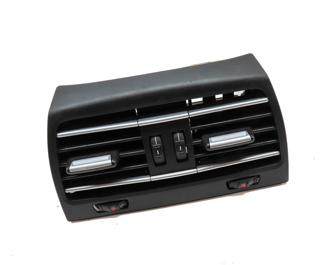 Thumbnail 3: 2014 BMW 750Li (F01) REAR CENTER CONSOLE HEAT AIR AC HVAC VENT (BLACK)