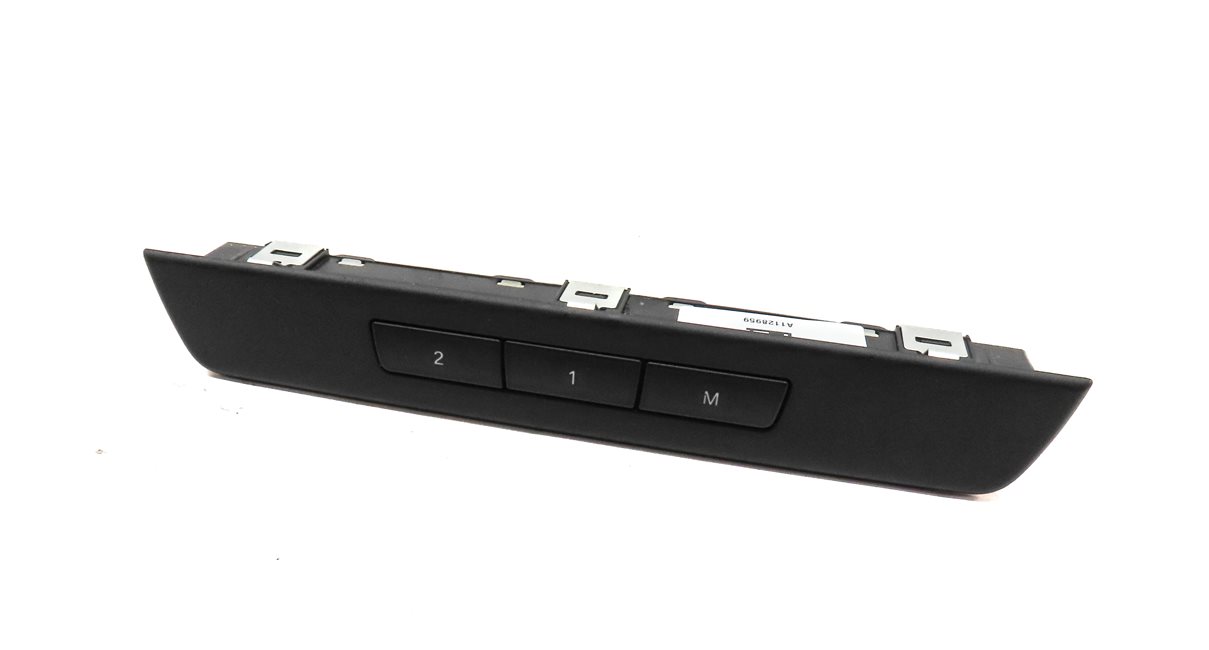 2014 BMW 750Li (F01) FRONT RIGHT PASSENGER MEMORY SEAT ADJUST SWITCH (BLACK)