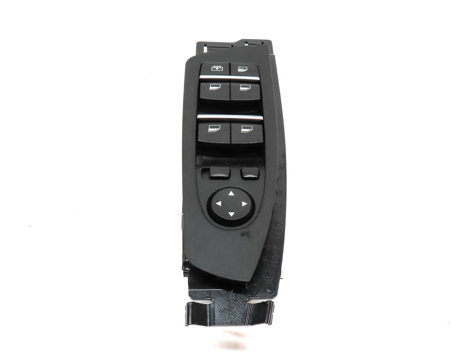 Thumbnail 2: 09-15 BMW 740i 750i 760i B7 (F01) DRIVER WINDOW SWITCH w/ SHADE & P-FOLD (BLACK)