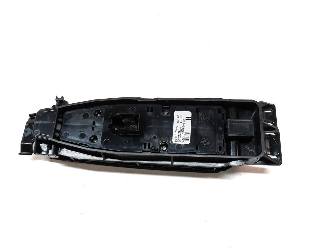 Thumbnail 3: 09-15 BMW 740i 750i 760i B7 (F01) DRIVER WINDOW SWITCH w/ SHADE & P-FOLD (BLACK)