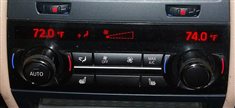 Thumbnail 2: 2010-2019 BMW 528i 535i 550i 740i 750i 760i (F01 F06 F10) REAR TEMPERATURE PANEL