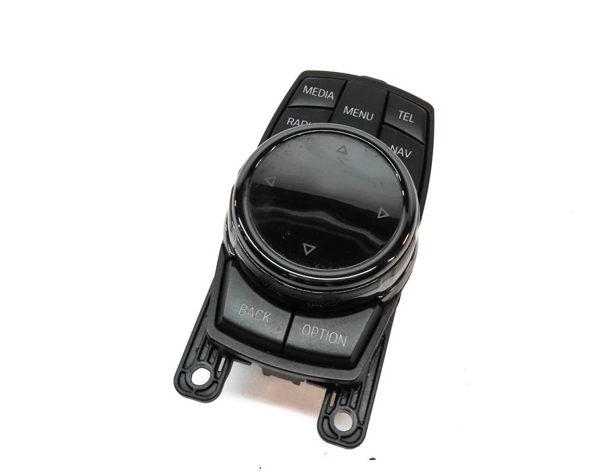 14-16 BMW 550i 750i F01 F10 CENTER CONSOLE iDRIVE MEDIA CONTROL KNOB w/CERAMIC