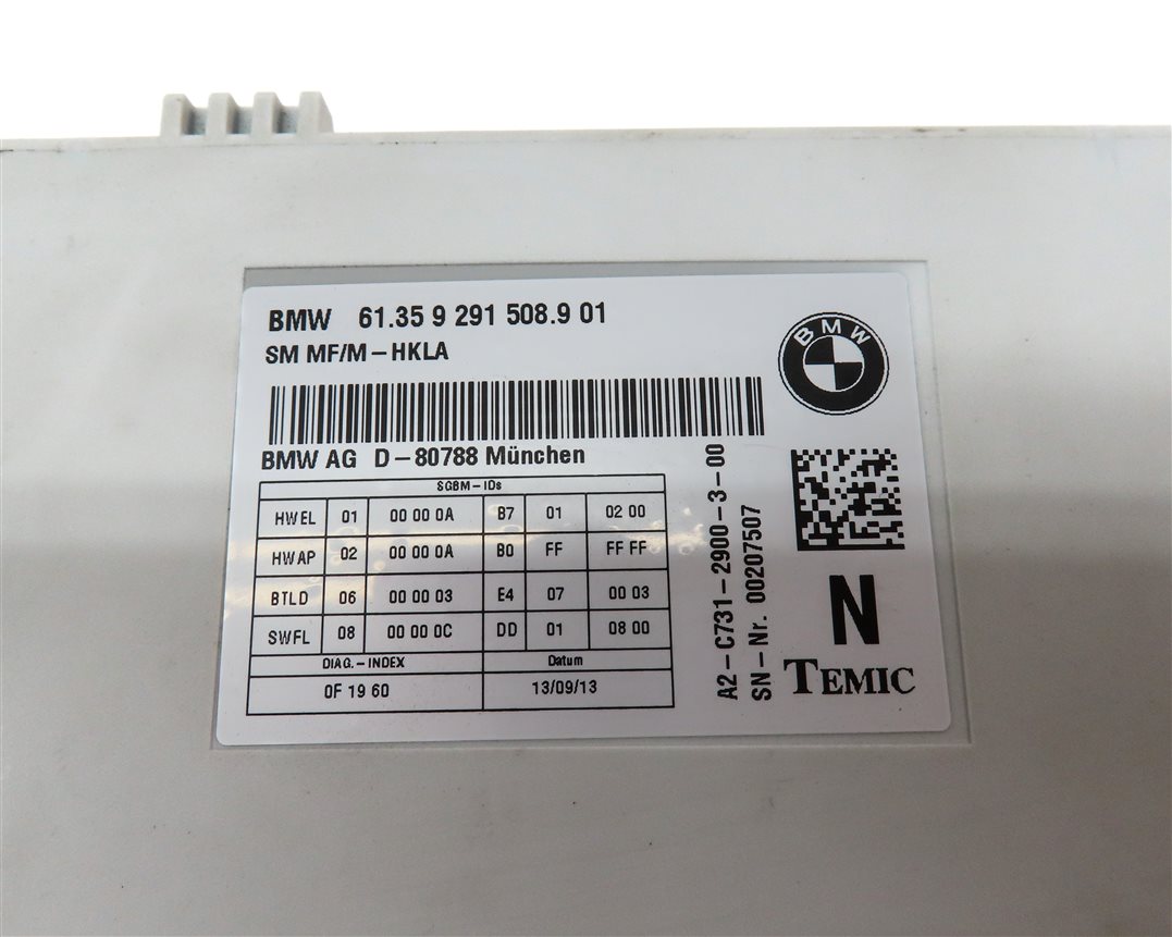 Thumbnail 4: 2012-2019 BMW 328i 335i 535i 550i 750i M5 M6 X3 X4 - FRONT MEMORY SEAT MODULE