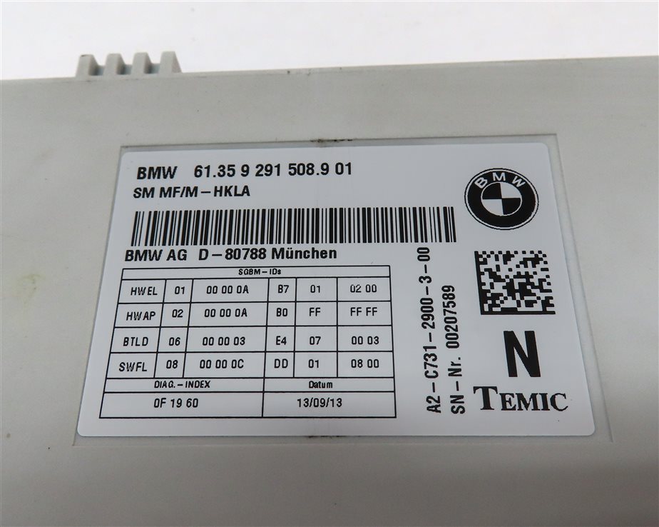 Thumbnail 4: 2012-2019 BMW 328i 335i 535i 550i 750i M5 M6 X3 X4 - FRONT MEMORY SEAT MODULE